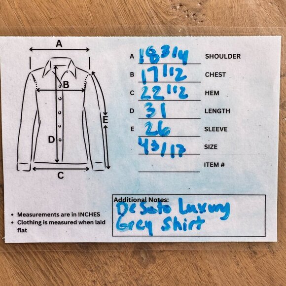 Desoto Luxury Line Kent Jersey Cotton Shirt - Picture 6 of 6